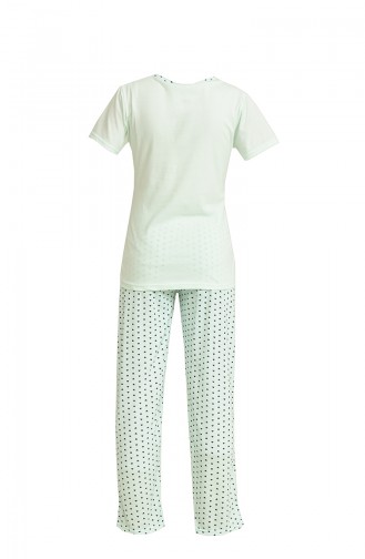Wassergrün Pyjama 2221.Su Yeşili
