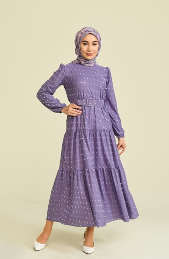 Robe Hijab Lila 5606-01