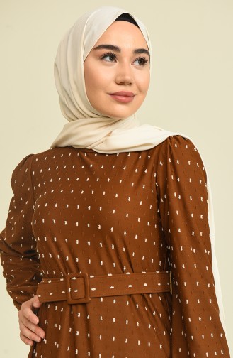Robe Hijab Tabac 5606-02