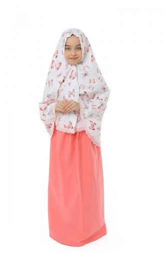 Coral Praying Dress 0929-01