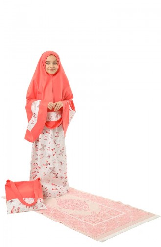 Coral Praying Dress 0947-01