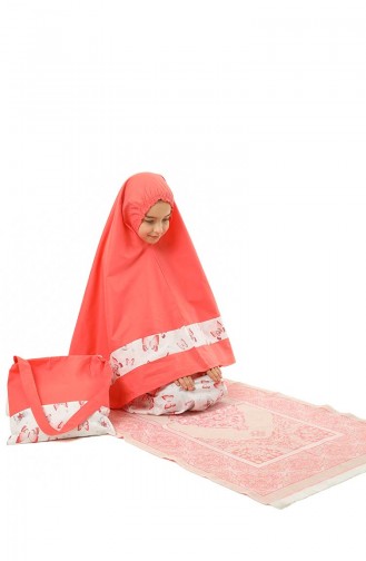 Coral Praying Dress 0947-01