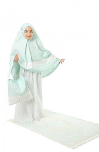 Mint Green Prayer Dress 0958-01