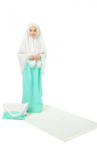 Green Praying Dress 0884-01