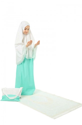 Green Praying Dress 0884-01