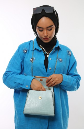 Mint Blue Shoulder Bag 29-04
