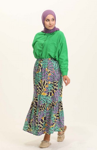 Forest Green Skirt 0222-02