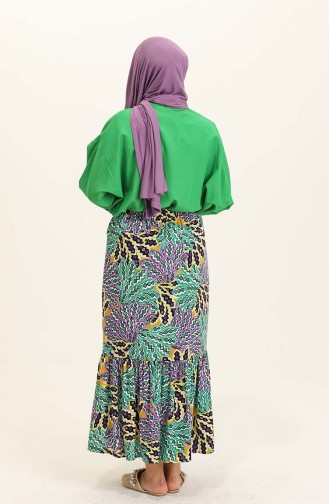 Forest Green Skirt 0222-02