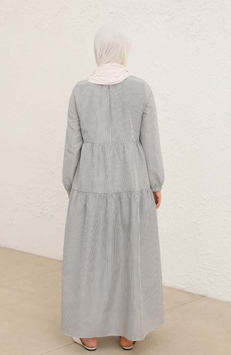 Schwarz Hijab Kleider 1801-06