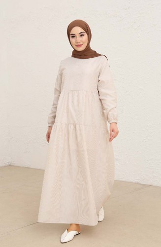 Mink Hijab Dress 1801-08