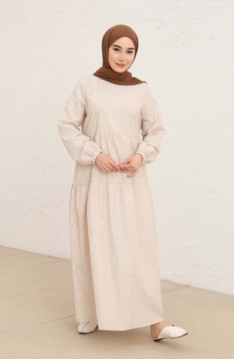 Mink Hijab Dress 1801-08