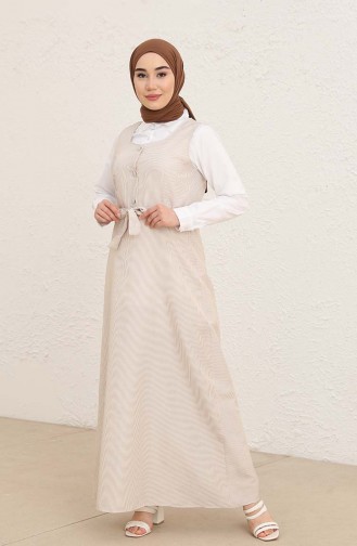 Mink Hijab Dress 1808A-02