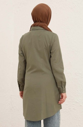 Tunique Boutonnée 2562-02 Khaki 2562-02