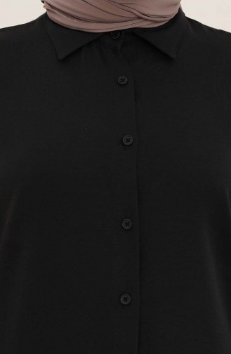 Buttoned Tunic 2562-07 Black 2562-07