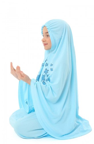 Turquoise Praying Dress 0987-01