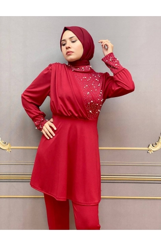 Claret Red Suit 8031-01