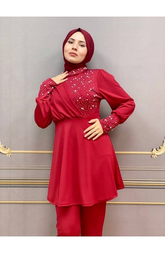 Claret Red Suit 8031-01