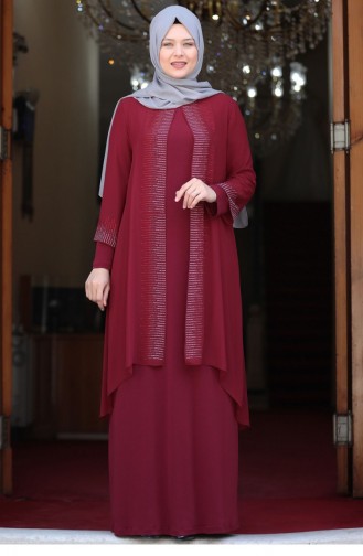 Habillé Hijab Bordeaux 1968