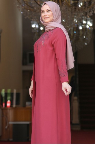 Habillé Hijab Corail 2477