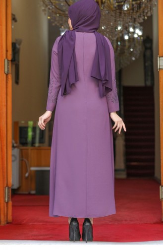Lila Hijab-Abendkleider 2478