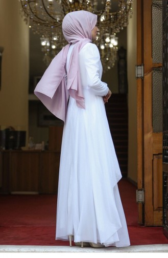 Habillé Hijab Ecru 2506