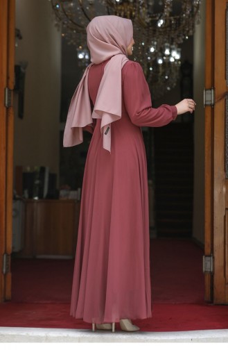 Habillé Hijab Couleur cannelle 2531