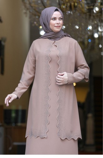 Nerz Hijab-Abendkleider 2563