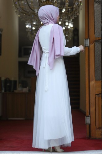 Habillé Hijab Ecru 2600