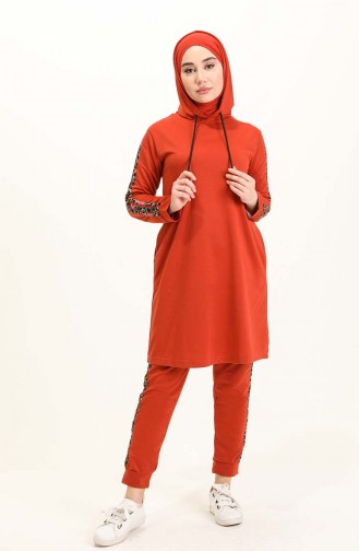 Brick Red Tracksuit 2050-03