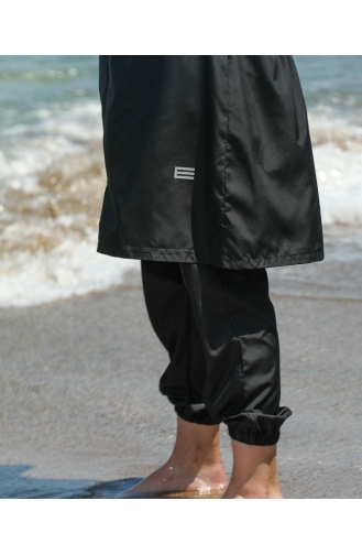 Black Swimsuit Hijab 7530-01
