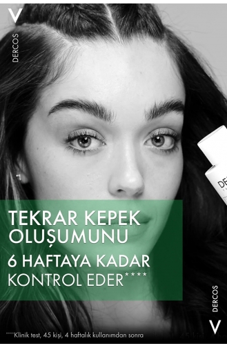 Vichy Dercos Anti-Pel Kepeğe Karşi Etkili Bakim Şampuani -Normal/Yağli Saçlar 390 ml