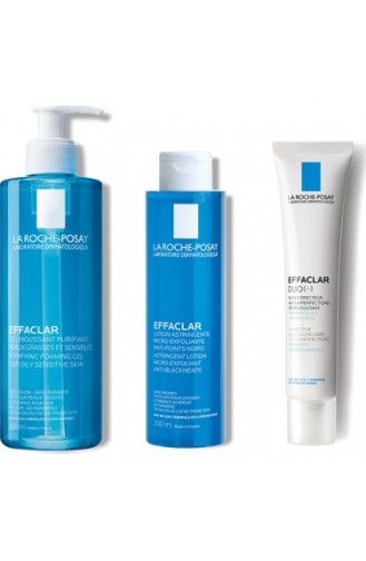 La Roche Posay Akne Bakım Seti Effaclar Jel 400ml - Effaclar Tonik 200ml - Effaclar Duo- 40ml 