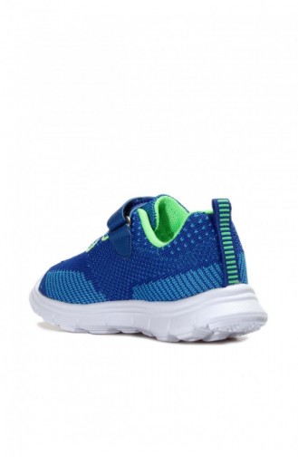 Unisex Çocuk Sneaker Ayakkabı 991Xa658 Saks Turkuaz Fosfor Yesıl