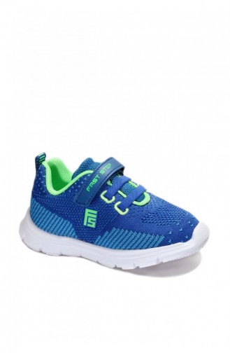 Unisex Çocuk Sneaker Ayakkabı 991Xa658 Saks Turkuaz Fosfor Yesıl
