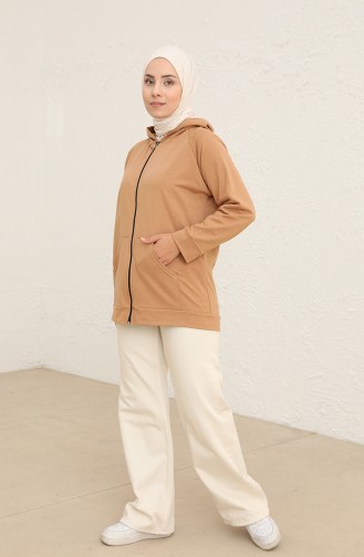 Milk Coffee Sweatshirt 1055-04