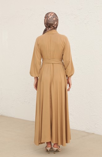 Camel Hijab Dress 0126-03