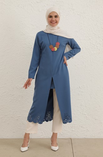 Tofisa Tunic 3546 -01 İndigo 3546 -01