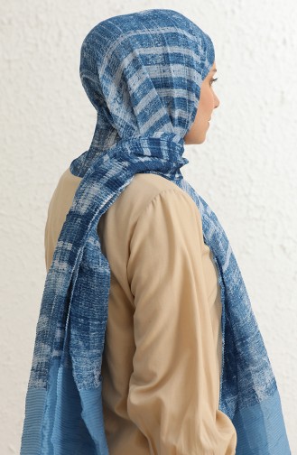 Light Blue Sjaal 13189-11
