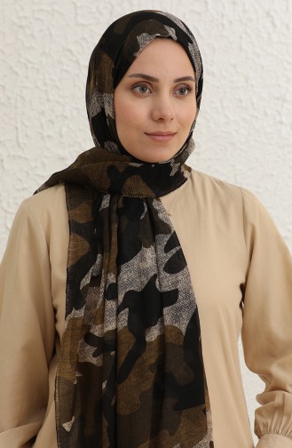 Pilise Şal 13190-05 Füme Gri