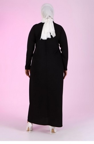 Robe Hijab Noir 4756.Siyah