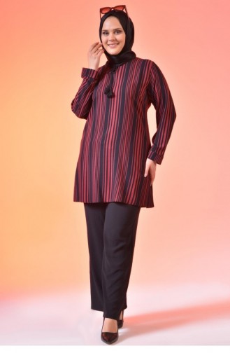 Claret red Tuniek 4942.Bordo