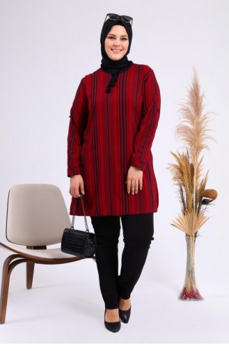 Red Tuniek 4942.Kırmızı