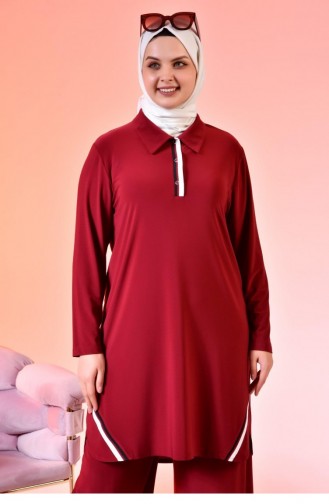 Claret Red Suit 4952.Kırmızı