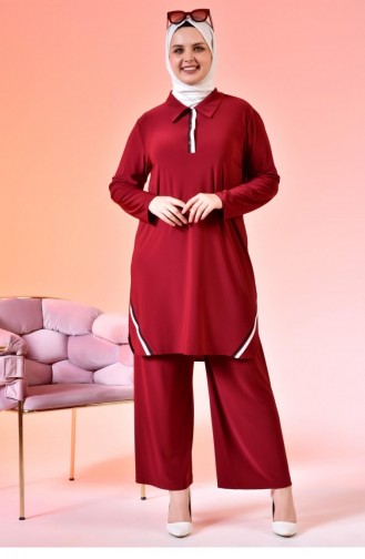 Claret Red Suit 4952.Kırmızı