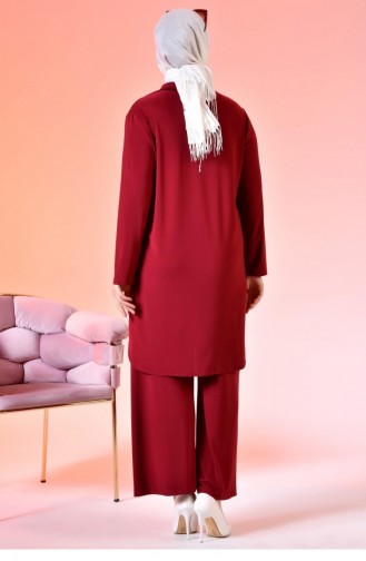 Claret Red Suit 4952.Kırmızı