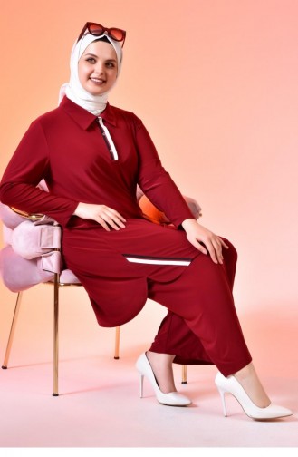 Claret Red Suit 4952.Kırmızı