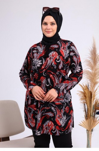 Red Tuniek 4980.Kırmızı