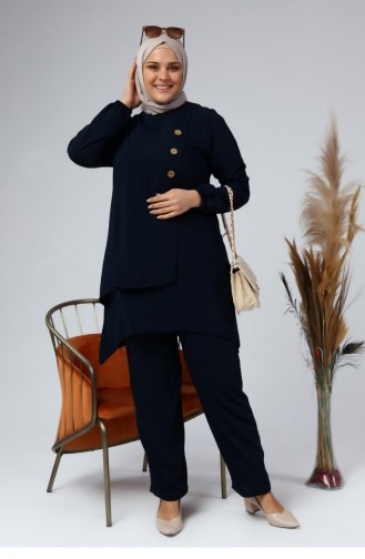 Navy Blue Suit 5079.Lacivert