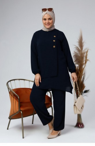 Navy Blue Suit 5079.Lacivert