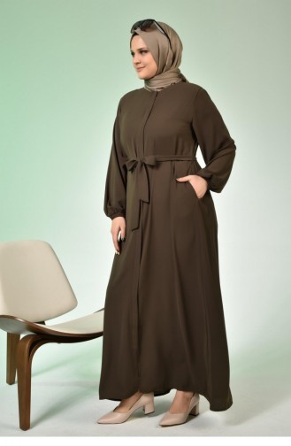 Khaki Abaya 5084.Haki